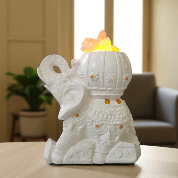 ELEFANTE GRANDE DECORADO LAMP/SAL