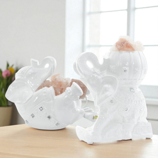 ELEFANTE GRANDE DECORADO LAMP/SAL