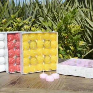 VELA NOCHE CAJA X 50 BLANCA Y COLOR: imagen 1