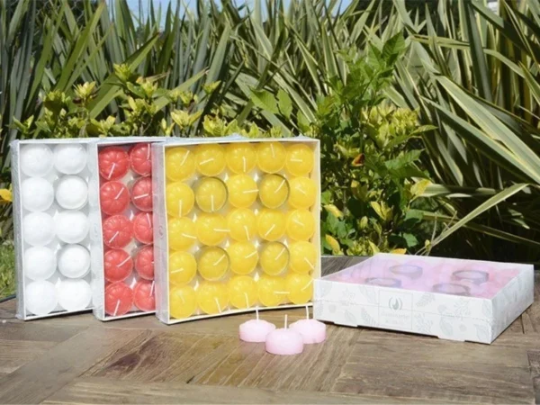 VELA NOCHE CAJA X 50 BLANCA Y COLOR