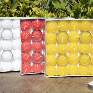 VELA NOCHE CAJA X 50 BLANCA Y COLOR: imagen 3