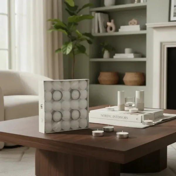 VELA NOCHE CAJA X 50 BLANCA Y COLOR