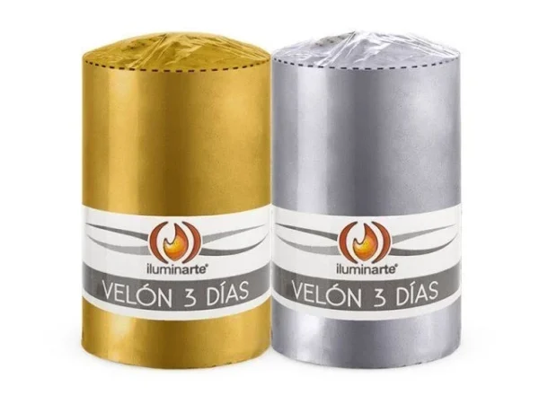 VELON 3 DIAS ORO Y PLATA ILUMINARTE