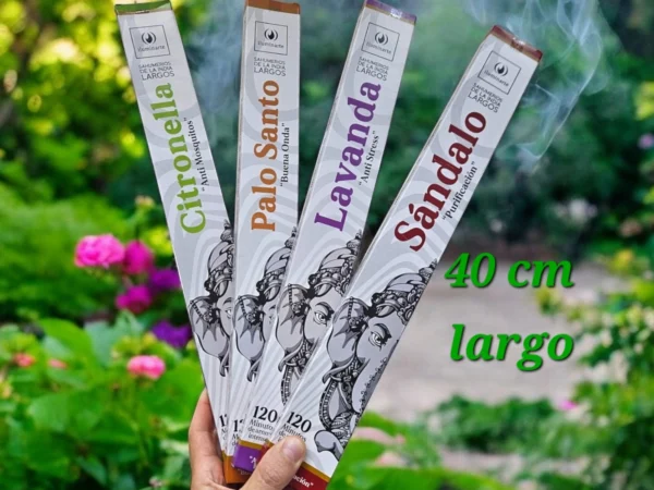 Sahumerios Largos 40 cm x 10 varillas CAJA X 12