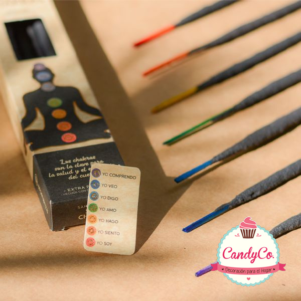 SAHUMERIO 7 CHAKRAS  + DE 100 UNIDADES