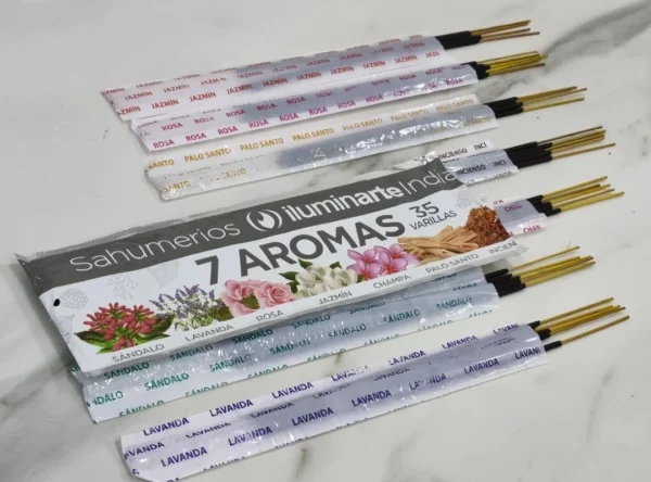 Iluminarte India 7 Aromas x 35 v.12 paq