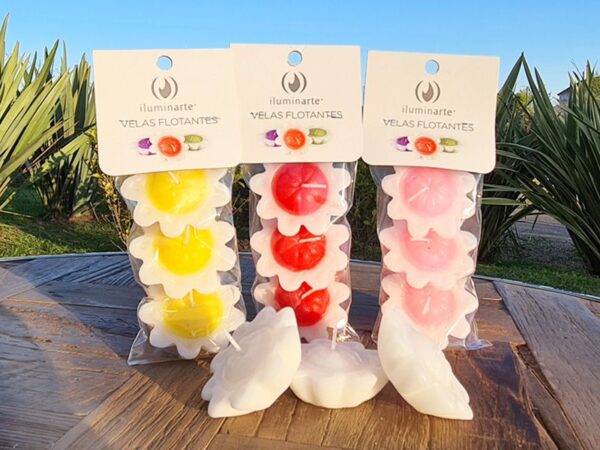 VELAS FLOTANTES X 3