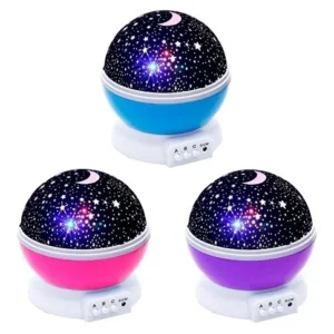 VELADOR PROYECTOR LUNA Y ESTRELLAS: imagen 3