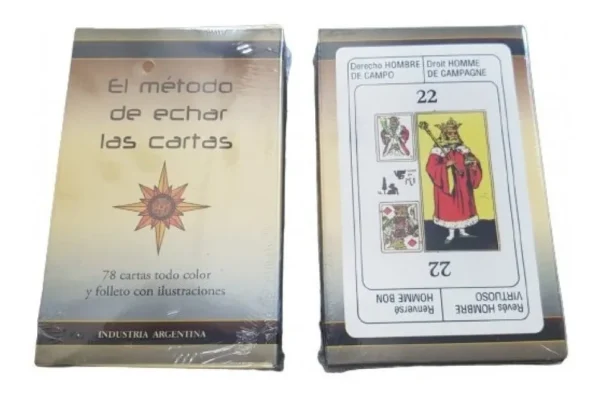 el método de echar las cartas tarot