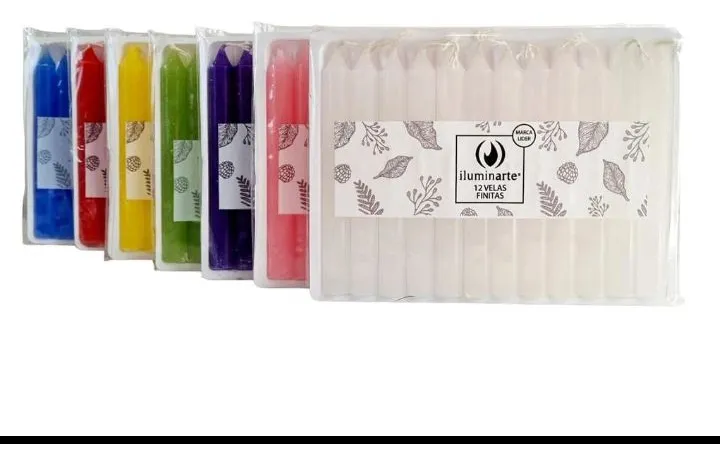 VELAS CORTAS  FINAS X 12: imagen 1