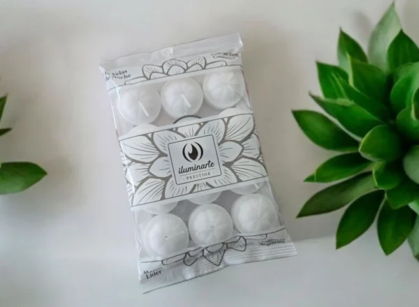 VELA NOCHE BLANCA PACK COLGABLE