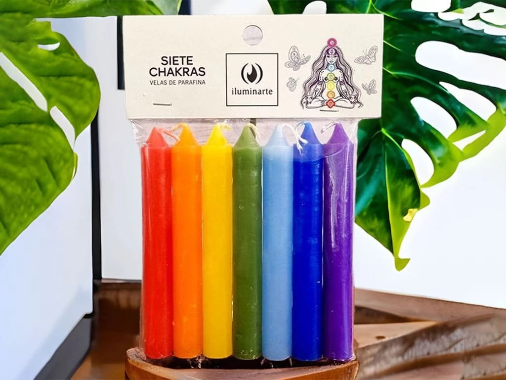 VELAS CORTAS 7 CHAKRAS: imagen 3