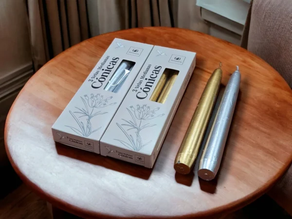 VELAS CONICAS CAJA X 3