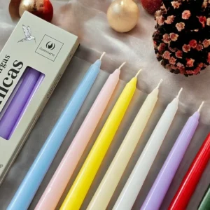 VELAS CONICAS CAJA X 4 25 CM: imagen 1