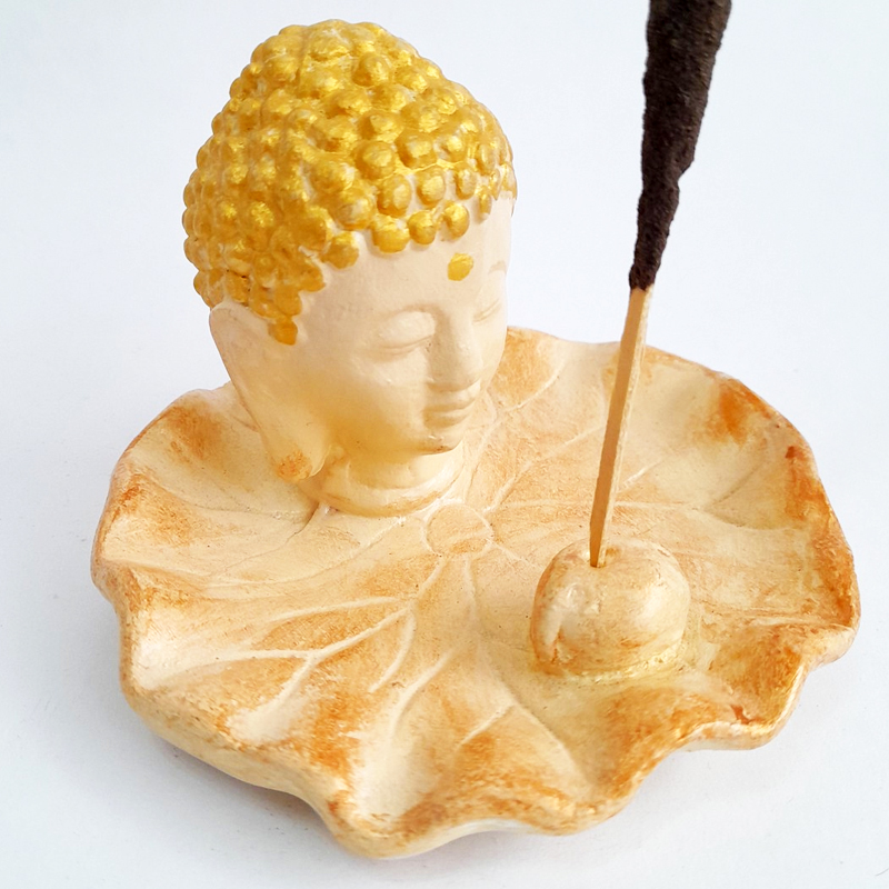 CABEZA DE BUDA ILUMINACION PORTA SAHUM RESINA C/U: imagen 1
