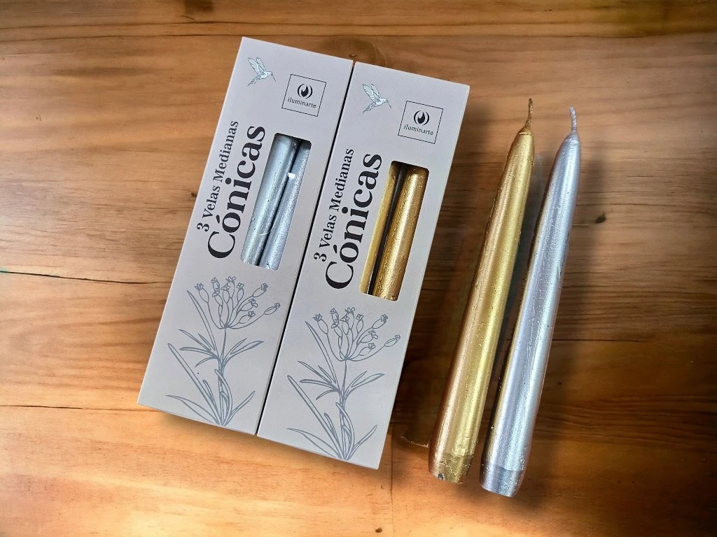 VELAS CONICAS CAJA X 3: imagen 4