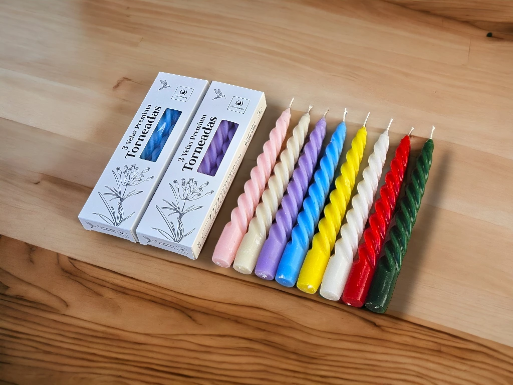VELAS TORNEADAS CAJA X 3: imagen 4
