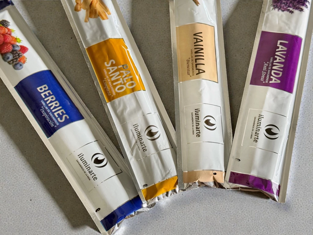 Sahumerios Paquetes Colgables Tira x12. 15varillas.: imagen 4