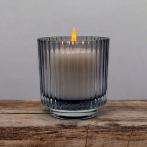 VELA AROMANZA VASO RAYADO CHICO: imagen 1