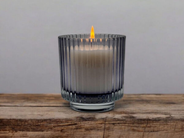 VELA AROMANZA VASO RAYADO CHICO