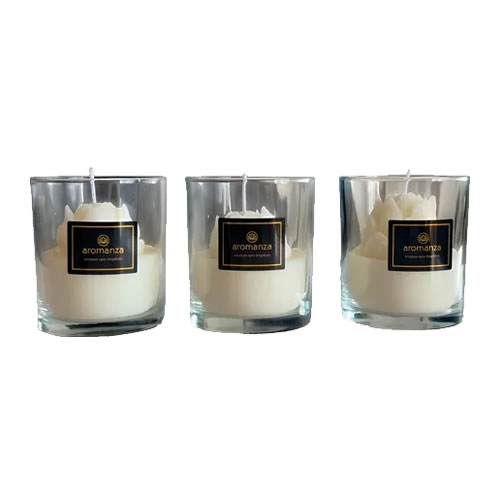 VELA CON FLOR DE LOTO