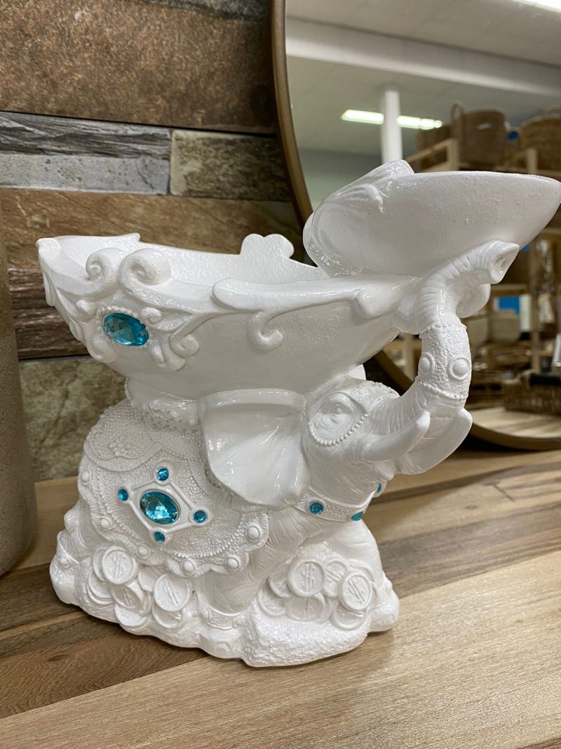 ELEFANTE GRANDE DECORADO LAMP/SAL: imagen 4