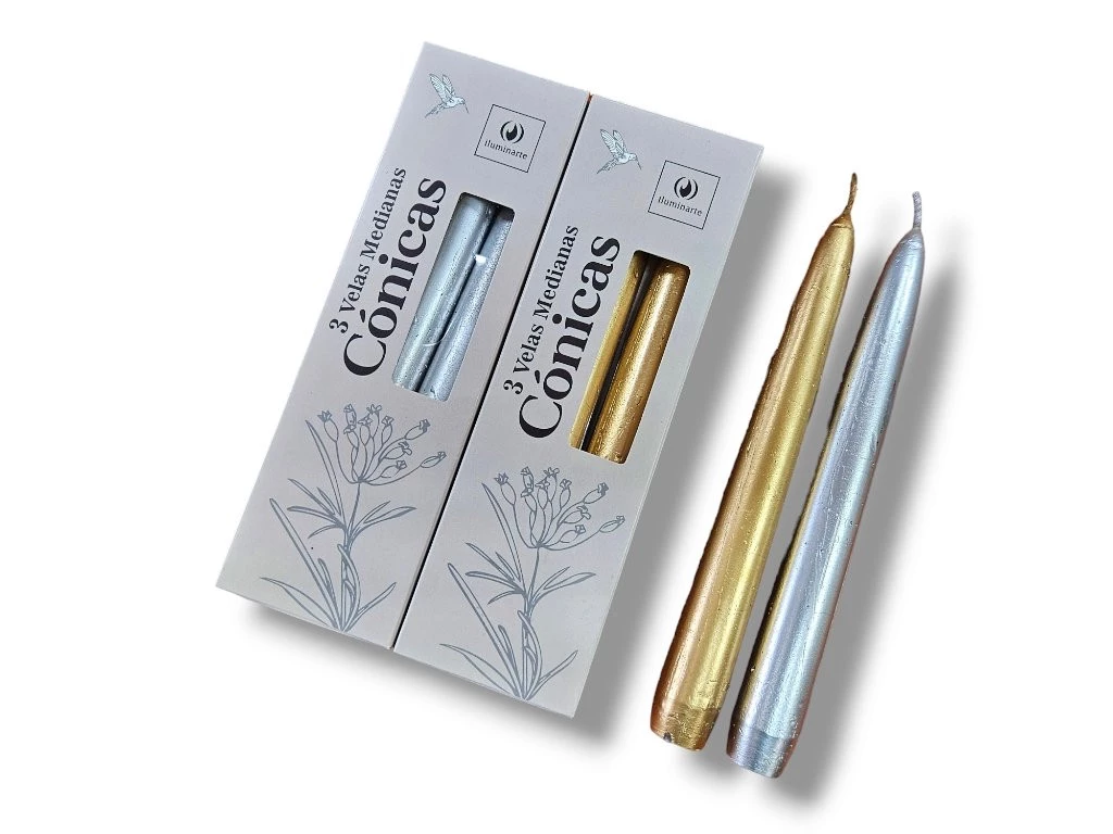 CONICAS ORO Y PLARA X 3: imagen 4