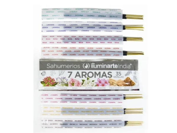 Iluminarte India 7 Aromas x 35 v.12 paq