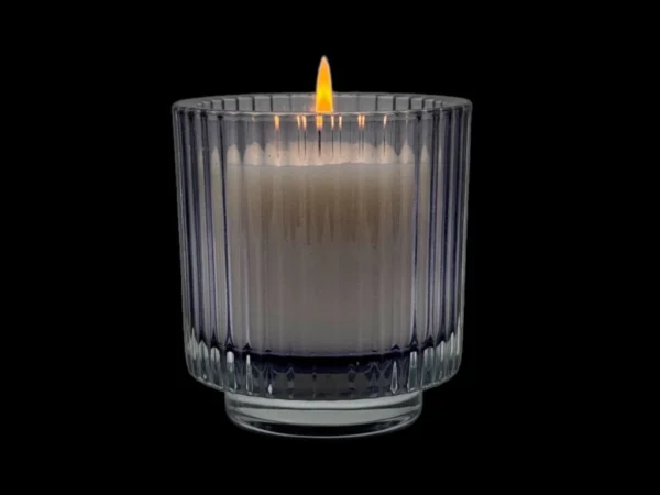 VELA AROMANZA VASO RAYADO CHICO