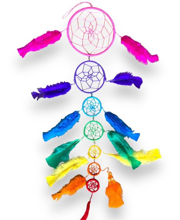 ATRAPA SUEÑO 7 CHAKRAS GRANDE