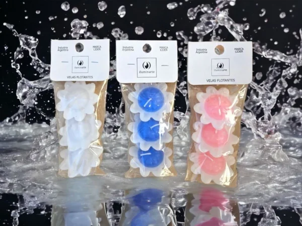 VELAS FLOTANTES X 3