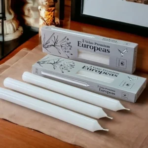 VELAS EUROPEAS X 3 25CM: imagen 1
