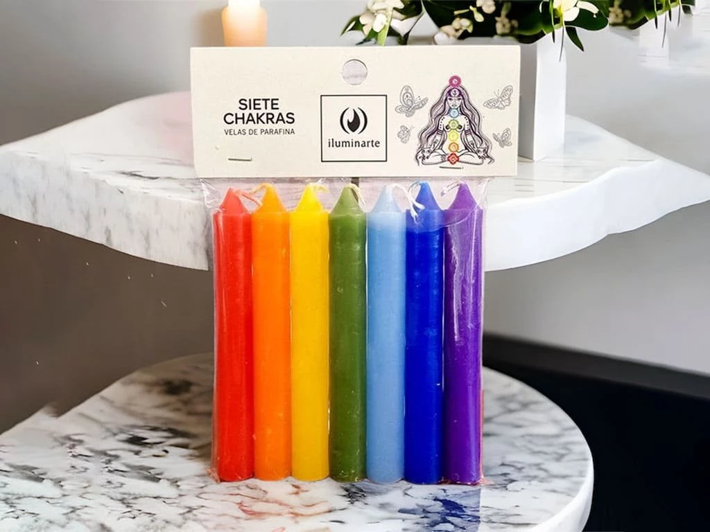 VELAS CORTAS 7 CHAKRAS: imagen 2
