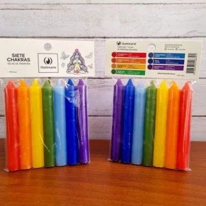 VELAS CORTAS 7 CHAKRAS: imagen 1