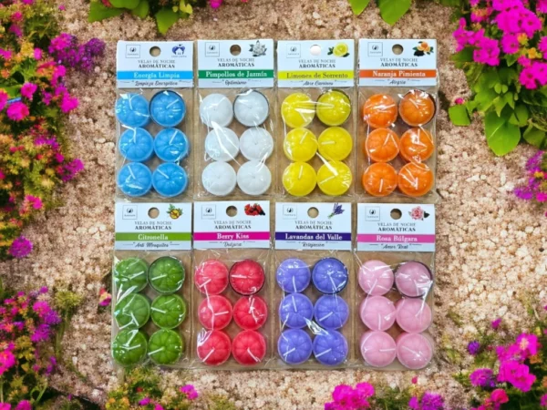 VELA DE NOCHE X 6 PERFUMADAS