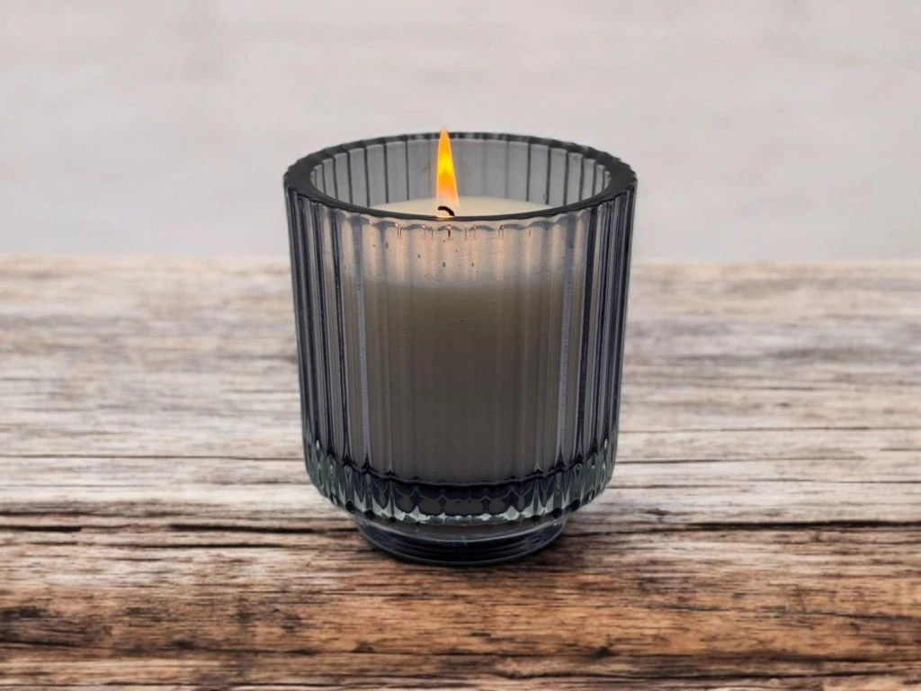 VELA AROMANZA VASO RAYADO CHICO: imagen 2