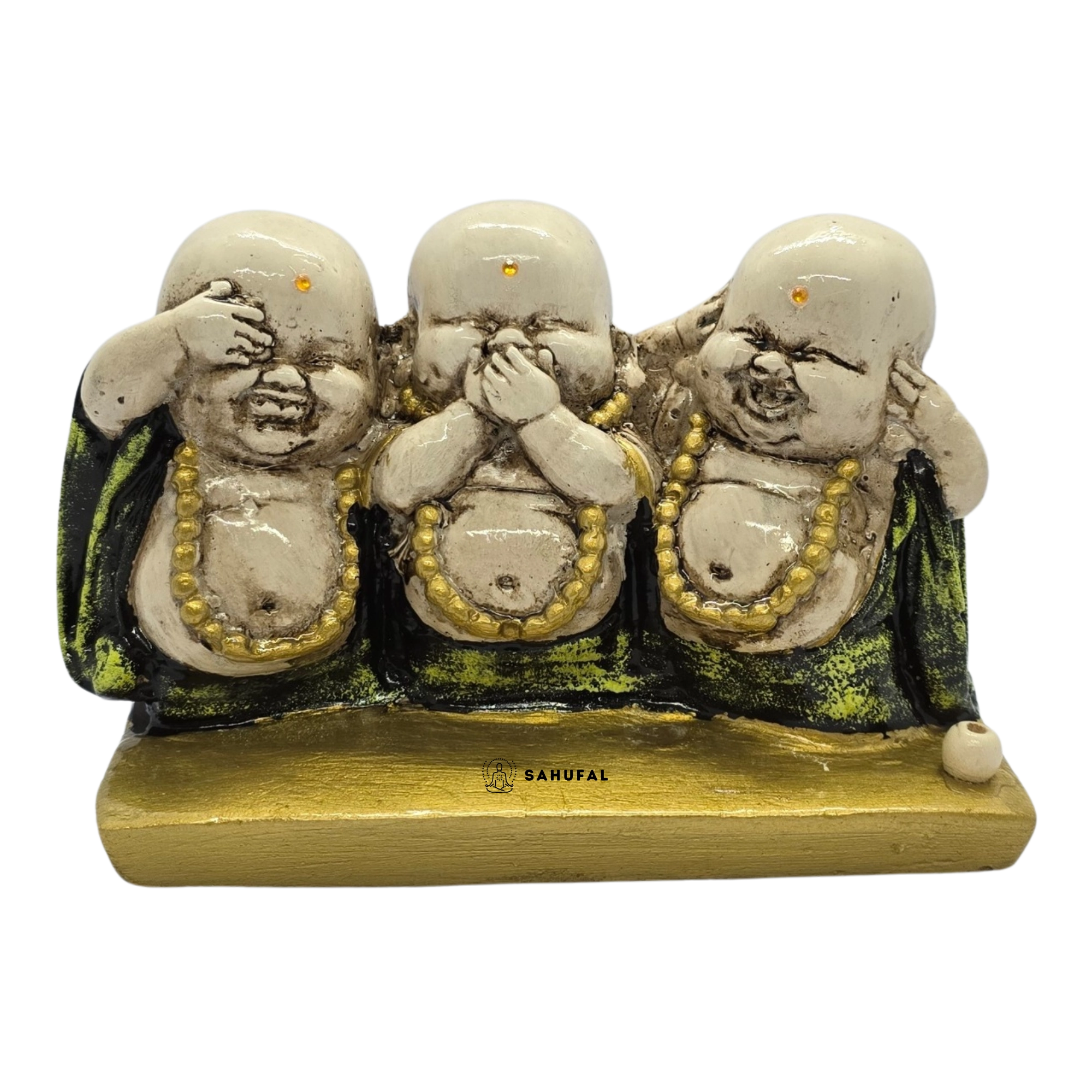 SET X 3 BUDAS PORTA SAHUMERIOS RESINA: imagen 1