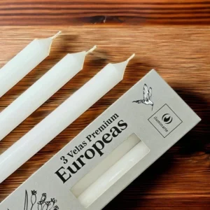 VELAS EUROPEAS X 3 25CM: imagen 2