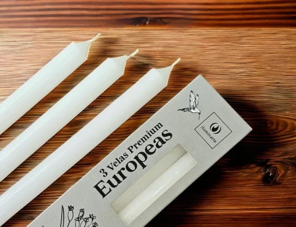 VELAS EUROPEAS X 3 25CM