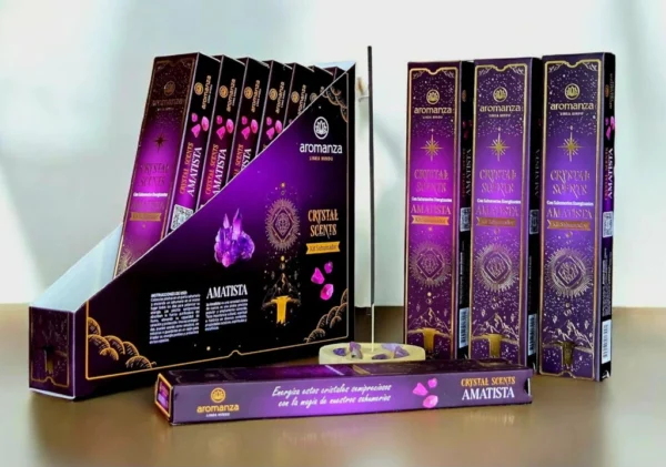 Aromanza Crystal Scents x 8 varillas Pack x 12u.
