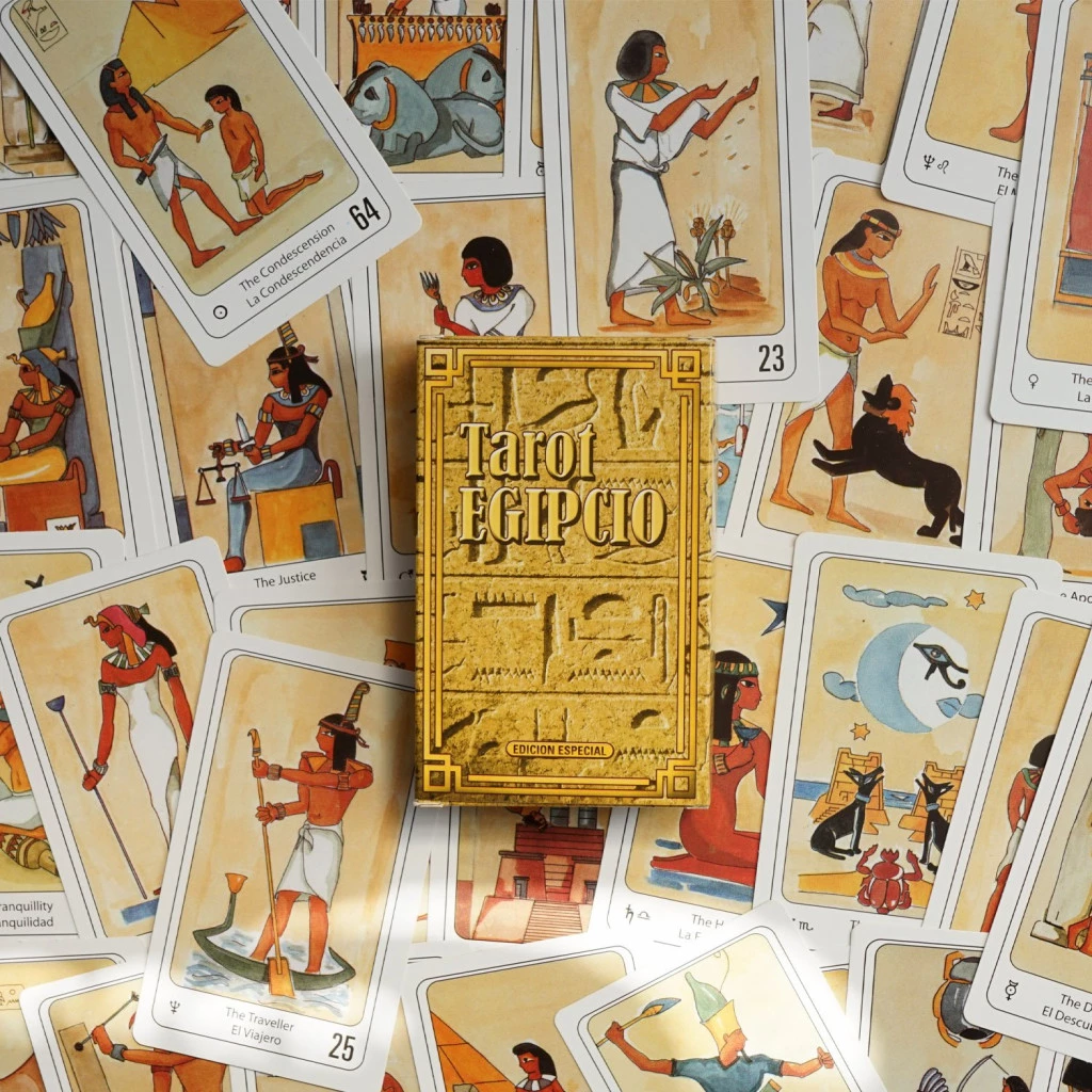 egipcio rectangular tarot: imagen 1