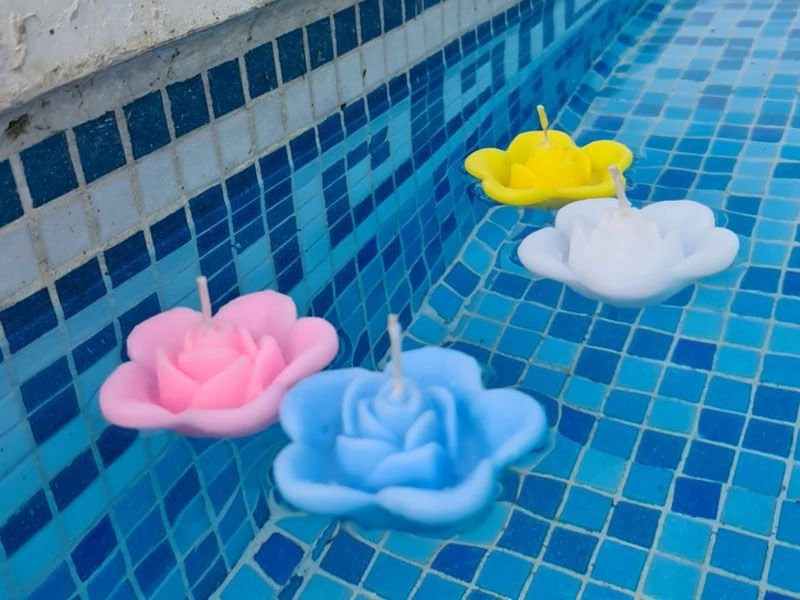 VELA FLOTANTE ROSA: imagen 2