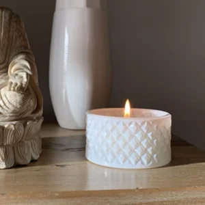 VELA CARAMELERA BLANCA CHICA: imagen 2