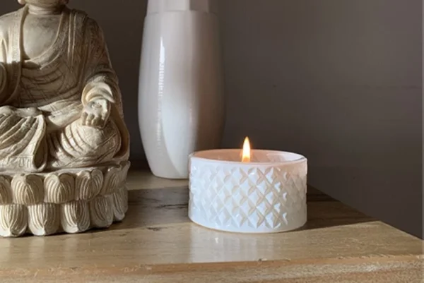 VELA CARAMELERA BLANCA CHICA