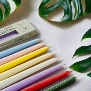 VELAS CONICAS CAJA X 4 25 CM: imagen 4