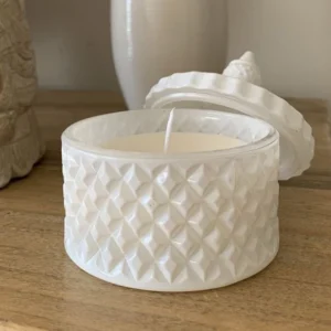 VELA CARAMELERA BLANCA CHICA: imagen 4