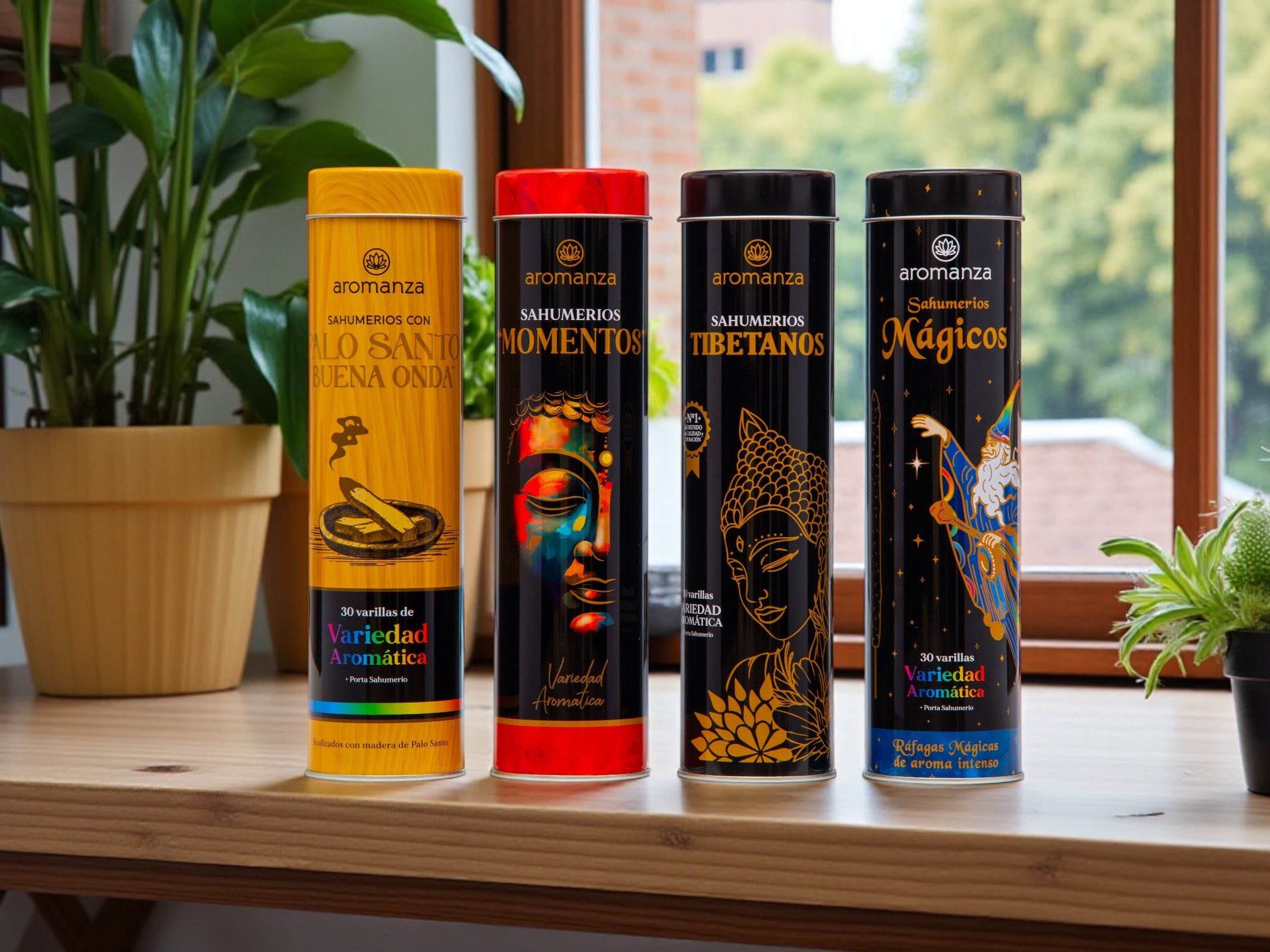 Latas Coleccionables x 30 Varillas + Portasahumerios: imagen 1