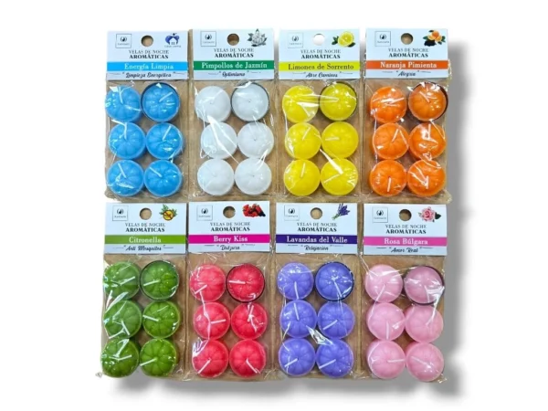 VELA DE NOCHE X 6 PERFUMADAS